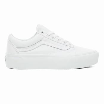 Vans Old Skool - Naisten Tennarit - Valkoinen